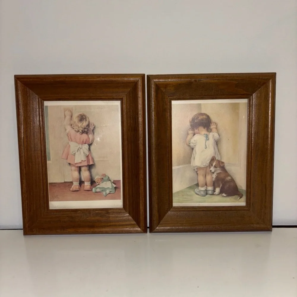 2 Vintage Bessie Pease Gutmann 